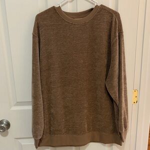 Classic Brown Crewneck Sweater